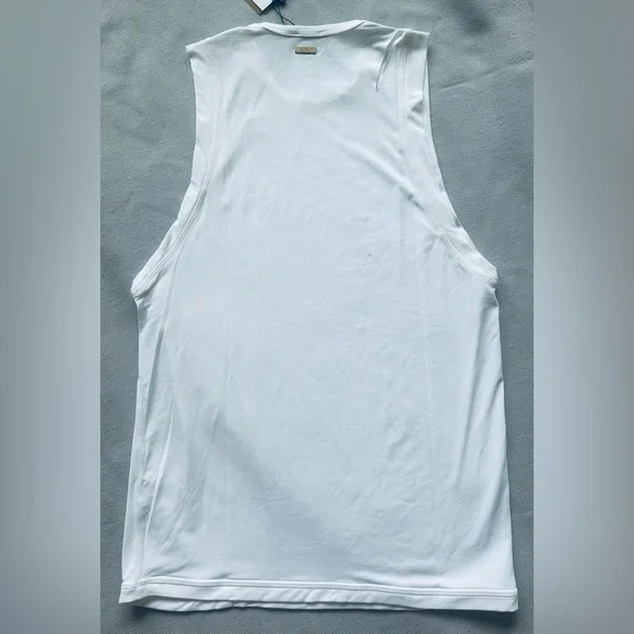 Alala Carve Cutout White Sleeveless Tank Top - Picture 9 of 10
